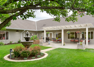 Exterior photo of Library Terrace Assisted Living, a consistent Top 3 senior living communities of Kenosha,  in Kenosha WI 53142